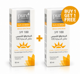 PURE BEAUTY Broad Spectrum Sunscreen Cream SPF 100 Vitamin E 50ml — Buy 1 Get 1 Free