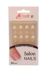 Salon Nails (24 pcs) – Shade 37 Classic French