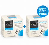 PURE BEAUTY Whitening Night Cream 50g — Buy 1 Get 1 Free