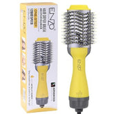 ENZO Macaron Blowout Brush – Volumizing Hot Air Styling Brush (Yellow)