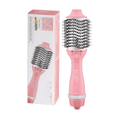 ENZO Macaron Blowout Brush – Volumizing Hot Air Styling Brush (Pink)