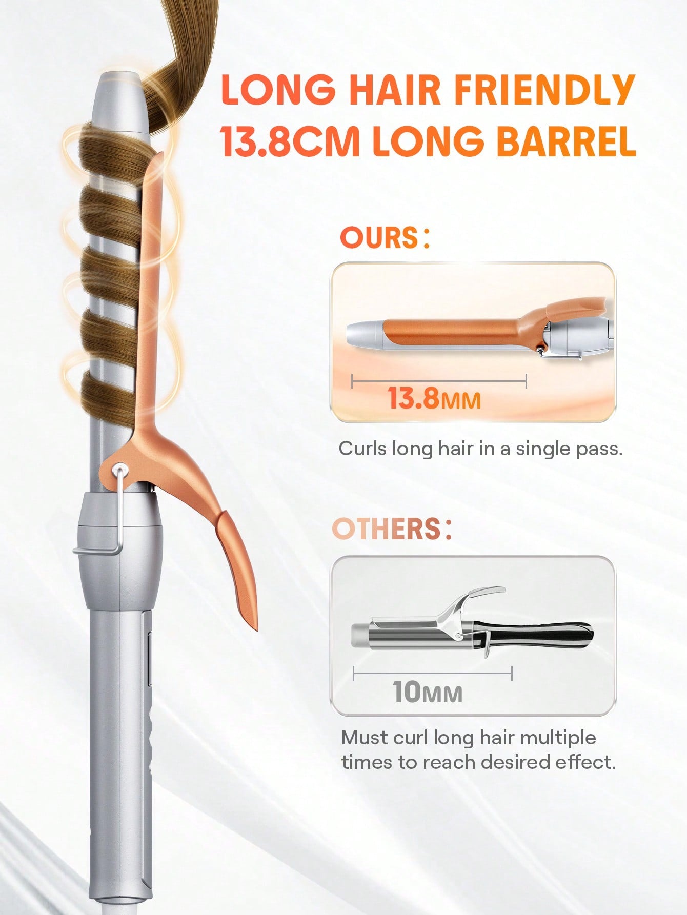 SG SHEGLAM مكواة تمويج الشعر الدوارة It-Curl - 25 مم