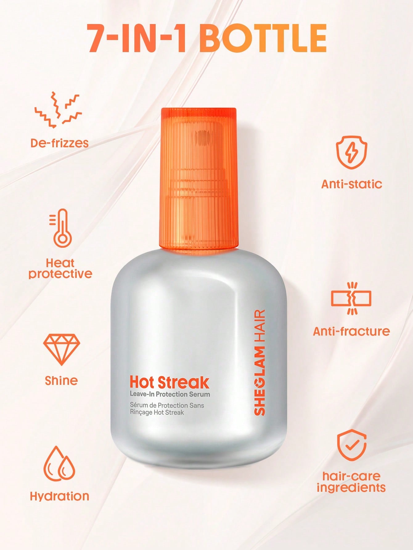 SG Sheglam Hair Hot Streak Leave-In Protection Serum 150ml