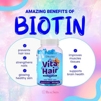 Real Skin Vita Hair 60 Gummies