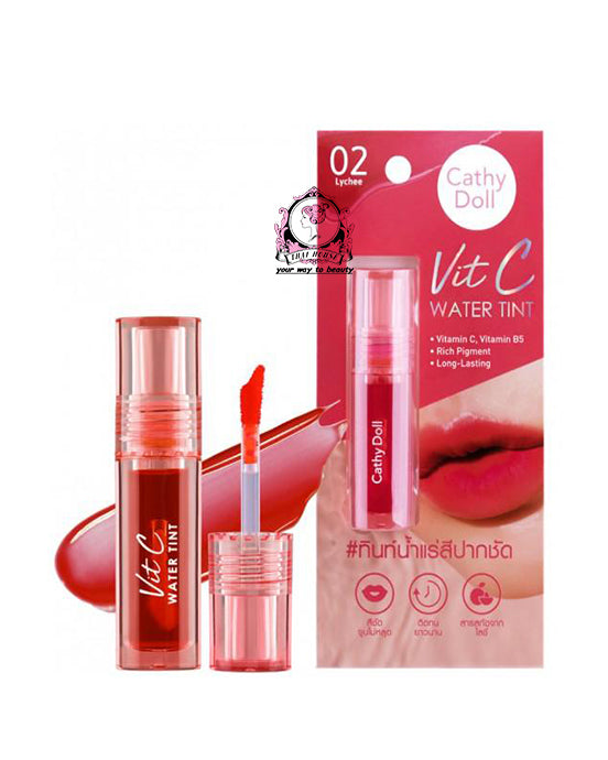 Cathy Doll Vit C Water Tint – Shade 02 🍊💦