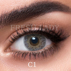 Fresh Lady Glimmer Grey 30 Lens