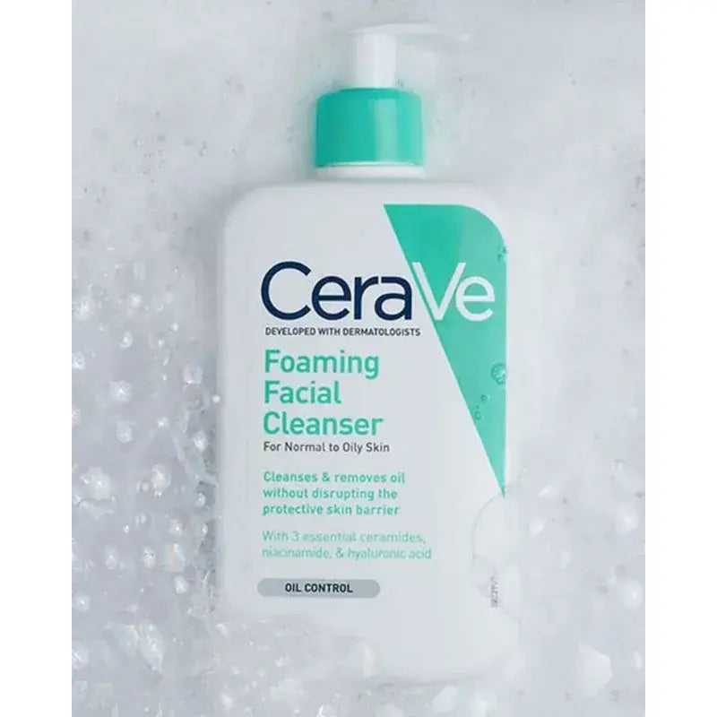 Cerave Foaming Facial Cleanser For Normal To Oily Skin - 12oz