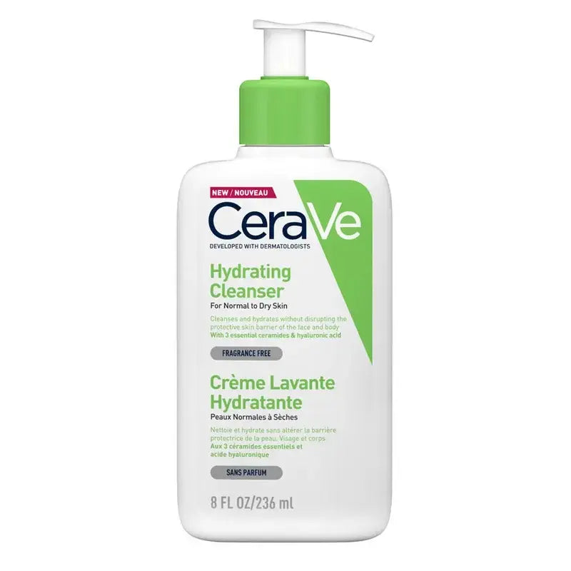 Cerave Hydrating Facial Cleanser For Normal To Dry Skin - 8oz