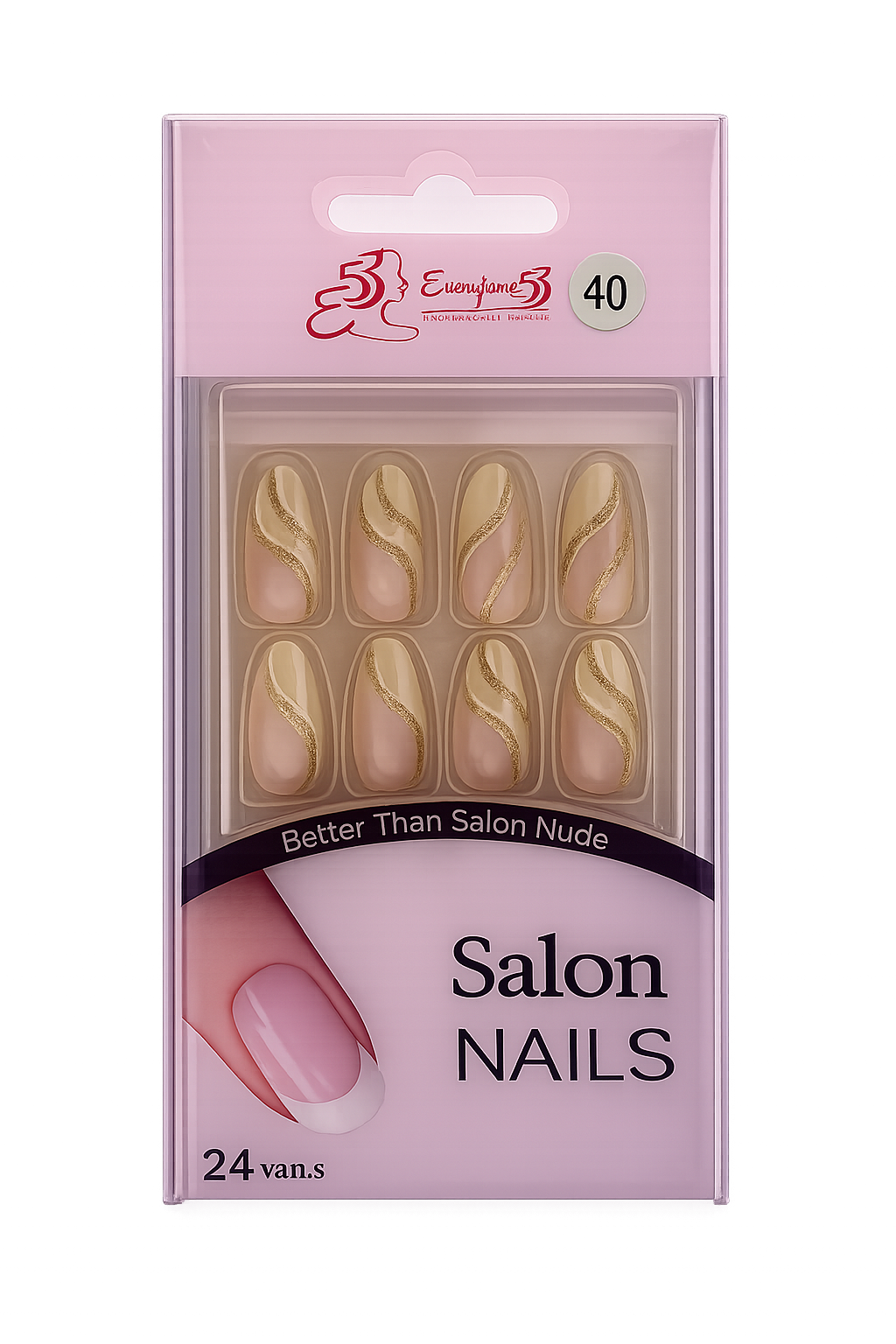 Salon Nails (24 pcs)