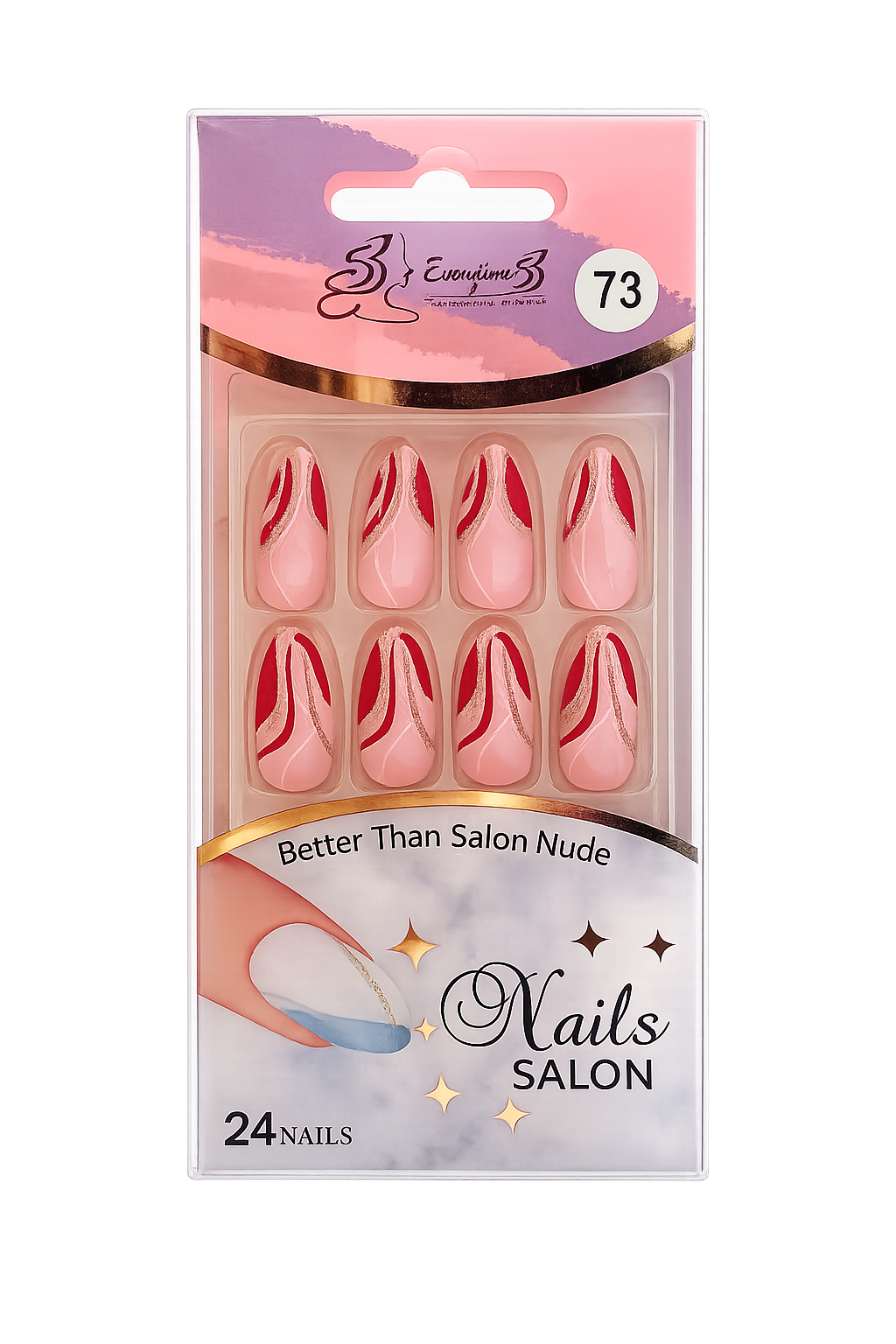 Salon Nails (24 pcs)