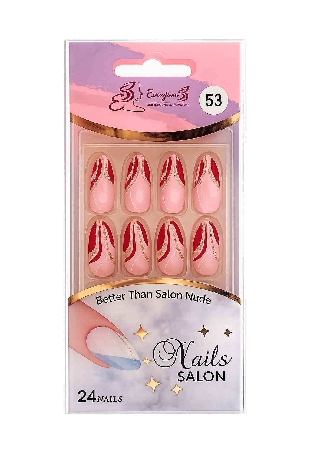 Salon Nails (24 pcs)