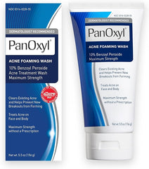 Panoxyl Benzoyl Peroxide 10% Acne Cream Wash 170g