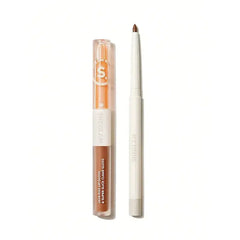 SHEGLAM Soft 90's Glam Lip Liner And Lip Duo Set - Haute Cocoa
