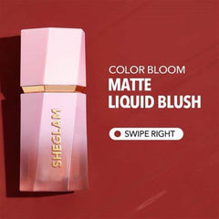 SHEGLAM COLOR BLOOM LIQUID BLUSH SWIPE RIGHT.