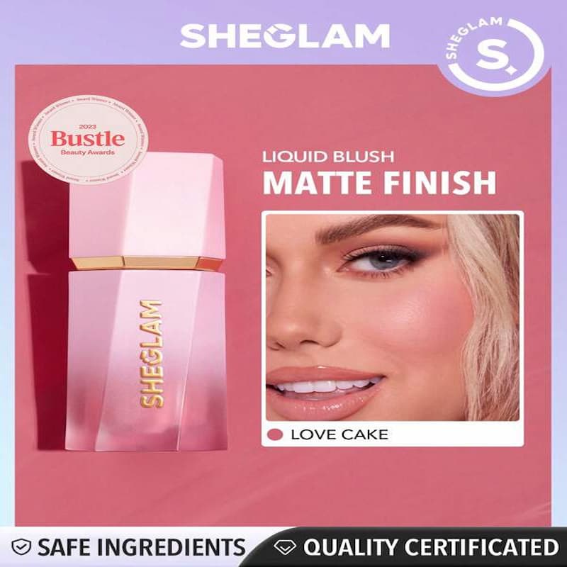 SHEGLAM COLOR BLOOM LIQUID BLUSH LOVE CAKE