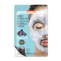 PUREDERM Deep Purifying Black O2 Bubble Mask CHARCOAL, 20 g